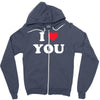 i love you Zipper Hoodie