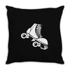 roller skate funny Throw Pillow