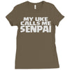 my uke calls me senpai Ladies Fitted T-Shirt