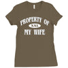 property of my wife Ladies Fitted T-Shirt