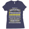 Legends Are Born In October Ladies Fitted T-Shirt