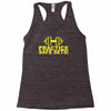 safe sex train gym workout funny gift Racerback Tank