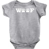 woof paw prints sticker vinyl Baby Onesie
