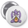 zombie bunny loves brains Pin-back button