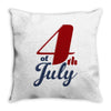 4th of july Throw Pillow