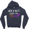 you can't scare me i'm a mother Zipper Hoodie