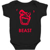 instinct attention gorilla beast Baby Bodysuit