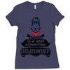 I Am Siberian Husky Actually In A Very Commited Relationship Ladies Fitted T-Shirt