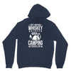 whiskey and camping! Unisex Hoodie