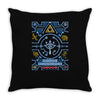 ugly sheikah sweater Throw Pillow