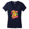 novus ordo reptilia Women's V-Neck T-Shirt