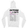 October Girl Facts Scorpio Zipper Hoodie