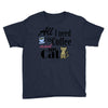coffee cat Youth Tee