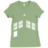 blue boxes Ladies Fitted T-Shirt