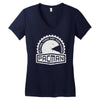 pacman crest Women's V-Neck T-Shirt
