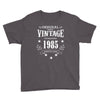 original parts vintage established 1985 perfectly aged Youth Tee