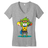 rufu the skaterwolf Women's V-Neck T-Shirt