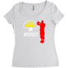 respect batle royal gaming Women's Triblend Scoop T-shirt