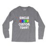 single color custom t shirt Long Sleeve Shirts