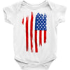 sa distress flag cool american Baby Onesie