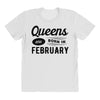 Queens are Born in February All Over Women's T-shirt