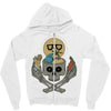 summer skull Zipper Hoodie