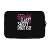 classy sassy Laptop sleeve