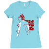 World War Z Goku DBZ Ladies Fitted T-Shirt
