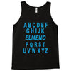 alphabet abc elemno Tank Top