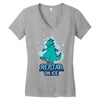 reptar on ice Women's V-Neck T-Shirt