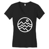 mountain bold (for dark) Women's V-Neck T-Shirt