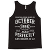 legends were born in october genuıne 1996 qualıty one kind of aged l Tank Top