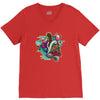 peacock V-Neck Tee