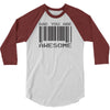 dad you are awesome 3/4 Sleeve Shirt