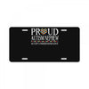 proud autism nephew License Plate