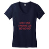 machine gun ho ho ho Women's V-Neck T-Shirt