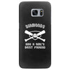 diamonds are a girls best friend girls softball shirt funny women spor Samsung Galaxy S7 Edge