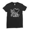 girls fish too only prettier Ladies Fitted T-Shirt