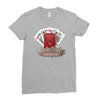 lucky devil gambling cards Ladies Fitted T-Shirt
