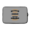 Super Cool Grandson Of A Freaking Awesome Pop Pop Laptop sleeve