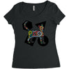 Colorful Cat Women's Triblend Scoop T-shirt