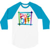 pop off brush 3/4 Sleeve Shirt