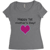 happy mother's day Women's Triblend Scoop T-shirt