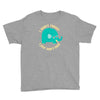 an elephant never cares Youth Tee