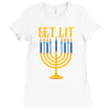 get lit Ladies Fitted T-Shirt