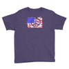 american flag peace Youth Tee