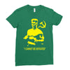 rocky 4 ivan drago homage Ladies Fitted T-Shirt