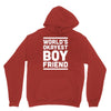 world's okayest boyfriend couple love funny Hoodie