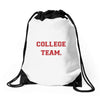 College Team Drawstring Bags