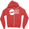 never poke a ninja Zipper Hoodie